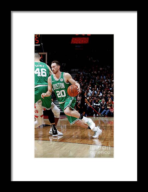 Gordon Hayward Framed Print featuring the photograph Gordon Hayward by Mark Blinch