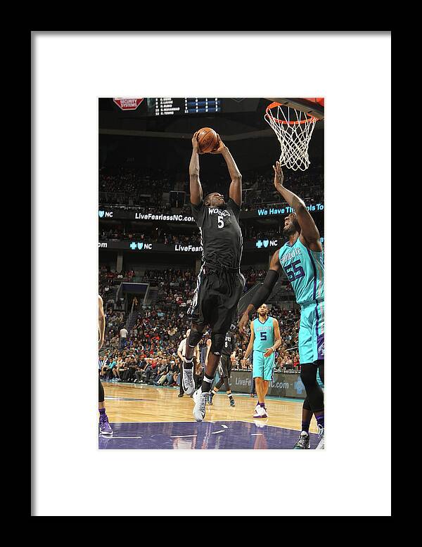 Gorgui Dieng Framed Print featuring the photograph Gorgui Dieng by Brock Williams-smith