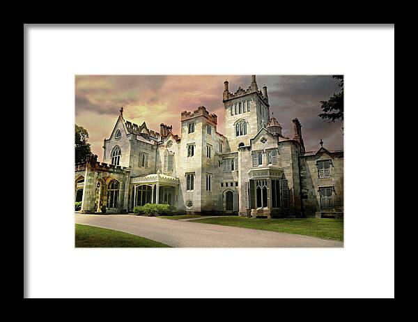 Lyndhurst Castle Historic Castle Framed Print featuring the photograph Gothic Revival Lyndhurst by Diana Angstadt