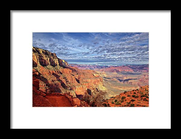Grand Canyon Framed Print featuring the photograph Grand Canyon View by Bob Falcone