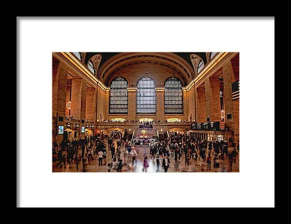 Grand Framed Print featuring the photograph Grand Central by Andrew Paranavitana