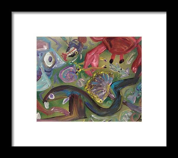 Abstract Framed Print featuring the painting Gran Cubismo Dos by Andrew Blitman