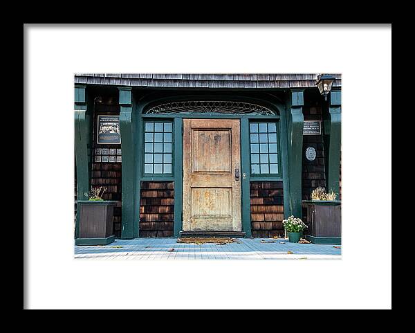 Door Framed Print featuring the photograph Grand Entrance by Cathy Kovarik