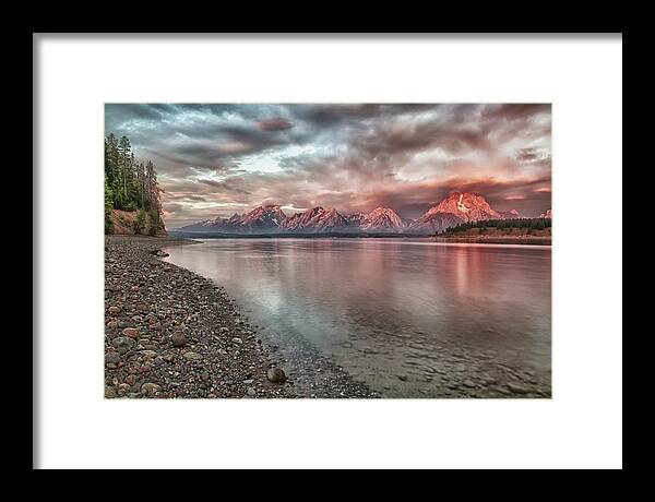 Wyoming Framed Print featuring the photograph Grand Tetons Morning Light by Jo Ann Tomaselli