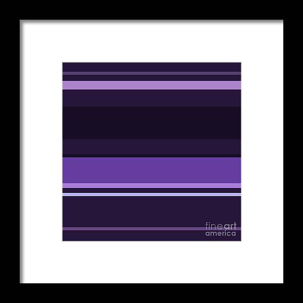Light Violet Framed Print featuring the digital art Grapes by Wade Hampton