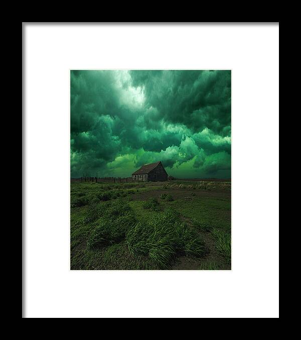 Severe Weather Framed Print featuring the photograph Grassroots by Aaron J Groen