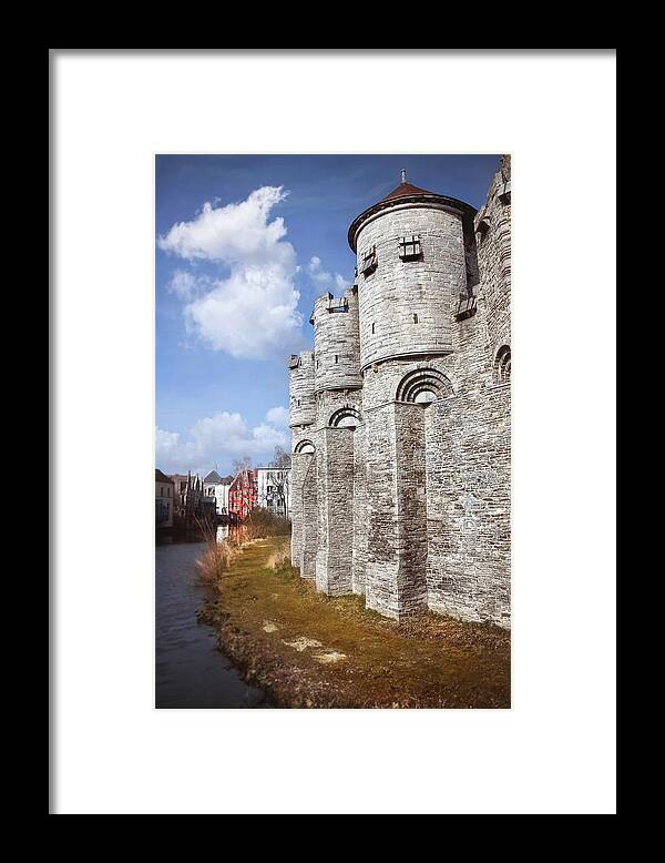 Ghent Framed Print featuring the photograph Gravensteen Ghent by Carol Japp
