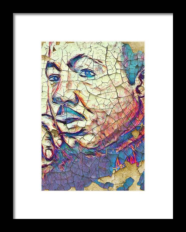  Framed Print featuring the mixed media Greatness by Angie ONeal