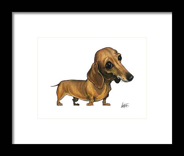 Greaves Framed Print featuring the drawing Greaves Lou by John LaFree