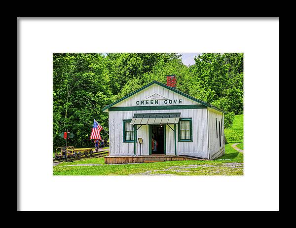 Green Cove Va Framed Print featuring the photograph Green Cove Station by Dale R Carlson
