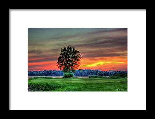 Reid Callaway Golf Framed Print featuring the photograph Greensboro GA Golf Number 4 The Landing Reynolds Plantation Golf Landscape Architecture Art by Reid Callaway