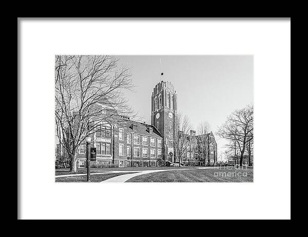 Grove City College Framed Print featuring the photograph Grove City College Rockwell Hall by University Icons