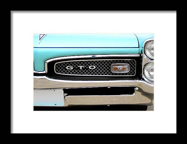 Pontiac Gto Framed Print featuring the photograph GTO by Lens Art Photography By Larry Trager