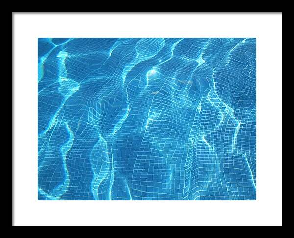 Abstract Framed Print featuring the digital art H2oart by T Oliver