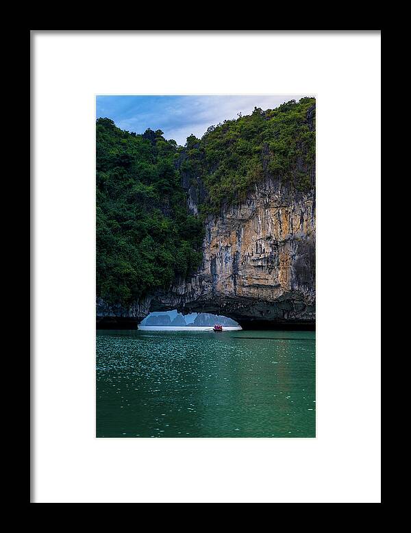 Bay Framed Print featuring the photograph Ha Long Bay by Arj Munoz