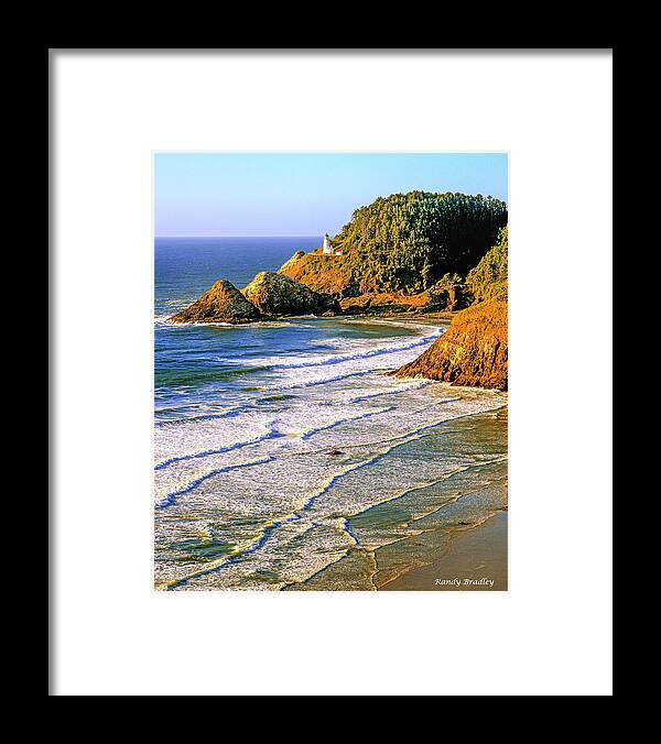 West Coast Framed Print featuring the photograph Haceta Head Lighthouse by Randy Bradley
