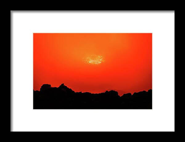 Volcano Framed Print featuring the photograph Hades by Daniel Burton