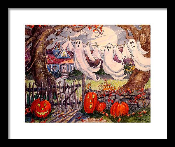 Halloween Laundry One by Alida Akers