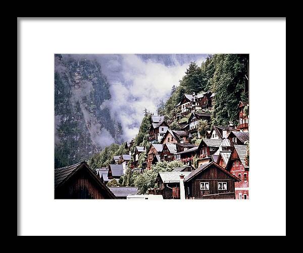 Outdoors Framed Print featuring the photograph Hallstatt by M.Cantarero