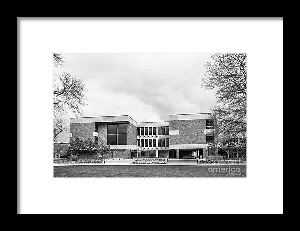 Hamline University Framed Print featuring the photograph Hamline University Bush Library by University Icons