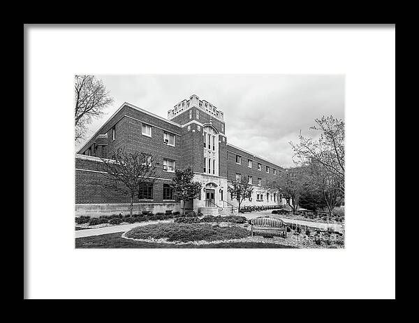 Hamline University Framed Print featuring the photograph Hamline University Drew Hall by University Icons