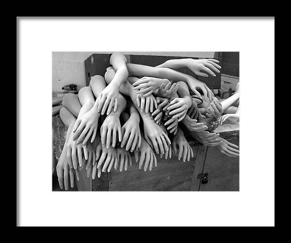 Hands Framed Print featuring the photograph Hands by Rick Wilking
