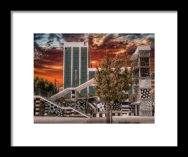 Popart Framed Print featuring the photograph Hang him higher by Micah Offman