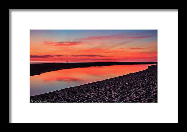 Seascape Framed Print featuring the photograph Hanging Valley Sunrise by David Lee