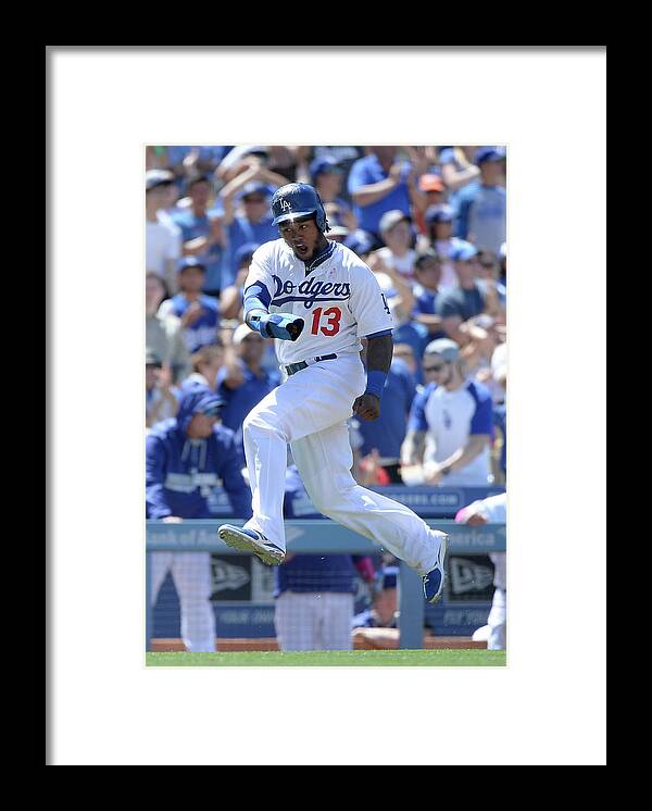 American League Baseball Framed Print featuring the photograph Hanley Ramirez and Adrian Gonzalez by Harry How