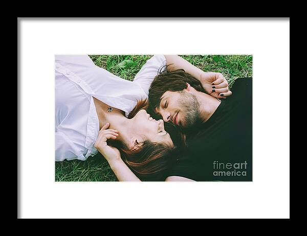 Couple Framed Print featuring the photograph Happy Couple by Jelena Jovanovic