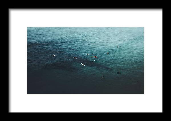 Seascape Framed Print featuring the photograph Happy Place by Sina Ritter