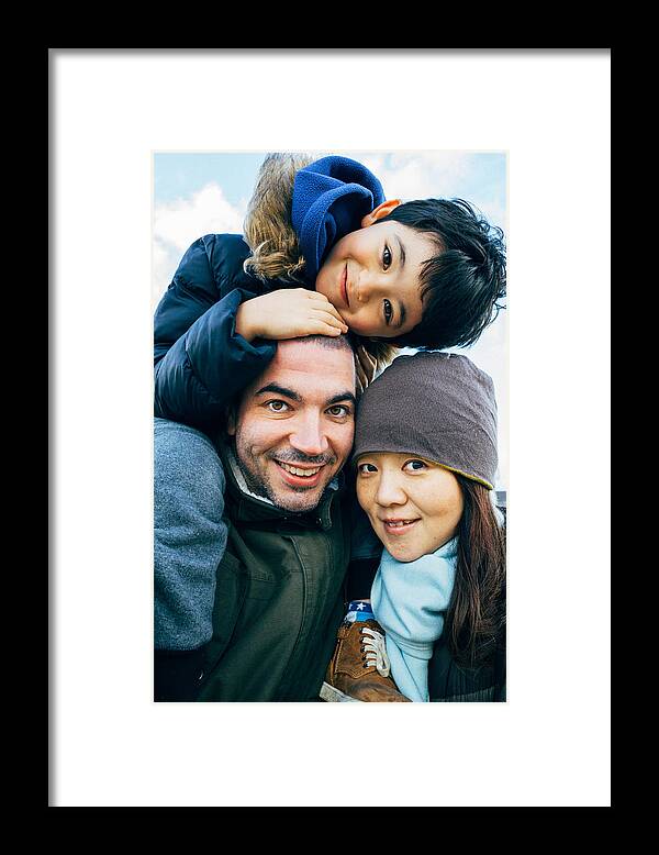 Asian And Indian Ethnicities Framed Print featuring the photograph Happy together by © Peter Lourenco