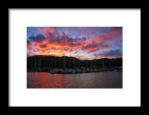  Framed Print featuring the photograph Harbor by Louis Raphael