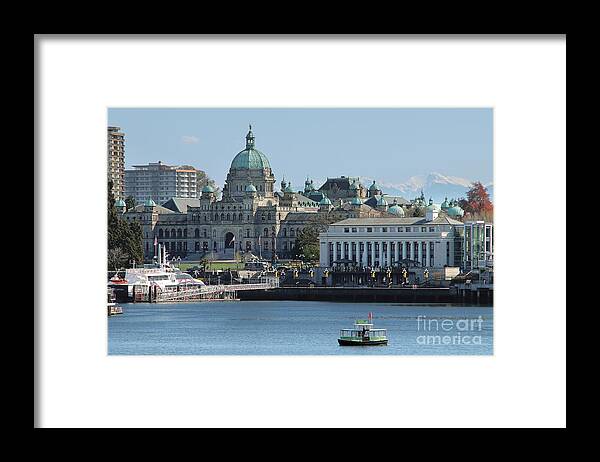 Harbour Ferry Framed Print featuring the photograph Harbour Ferry by Kimberly Furey