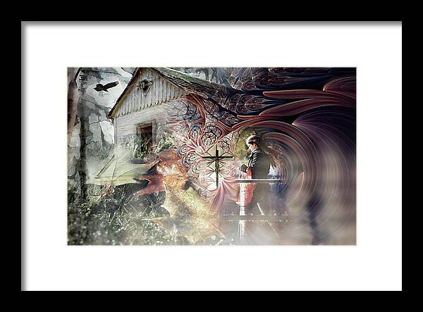 Abstract Performance Framed Print featuring the mixed media Lockdown in Abstract Expressionism by Aleksandrs Drozdovs