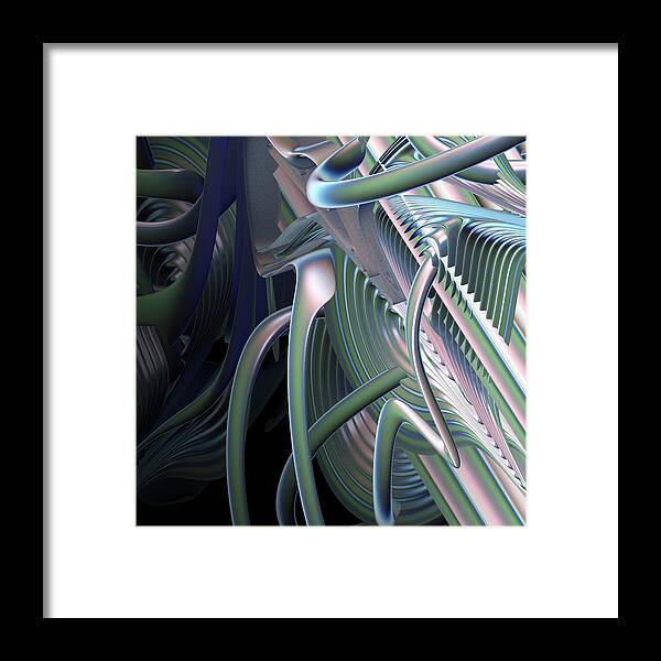 Incendia Framed Print featuring the digital art Harmonic Motion by Michele Caporaso