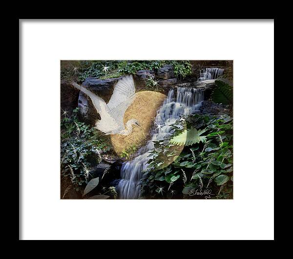 Bird Framed Print featuring the photograph Harmony in Nature by Shara Abel