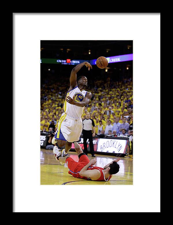 Playoffs Framed Print featuring the photograph Harrison Barnes and J.j. Redick by Ezra Shaw