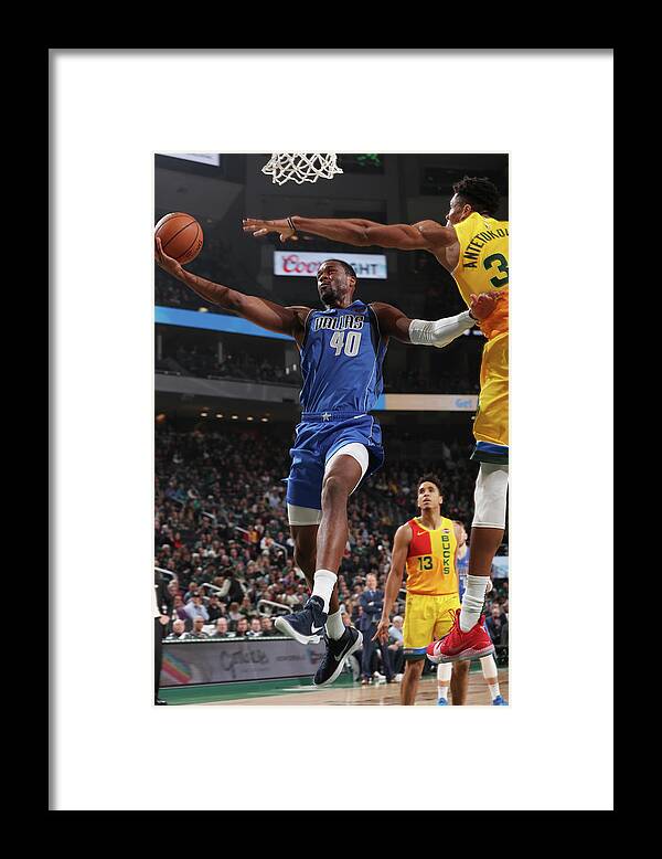 Nba Pro Basketball Framed Print featuring the photograph Harrison Barnes by Gary Dineen
