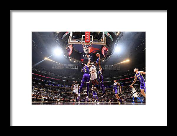 Harrison Barnes Framed Print featuring the photograph Harrison Barnes by Juan Ocampo