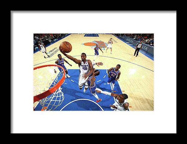 Nba Pro Basketball Framed Print featuring the photograph Harrison Barnes by Nathaniel S. Butler