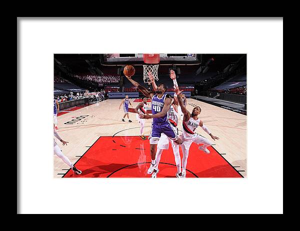 Harrison Barnes Framed Print featuring the photograph Harrison Barnes by Sam Forencich