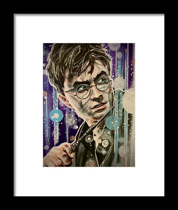Harry Potter Framed Print featuring the painting Harry Potter by Joel Tesch