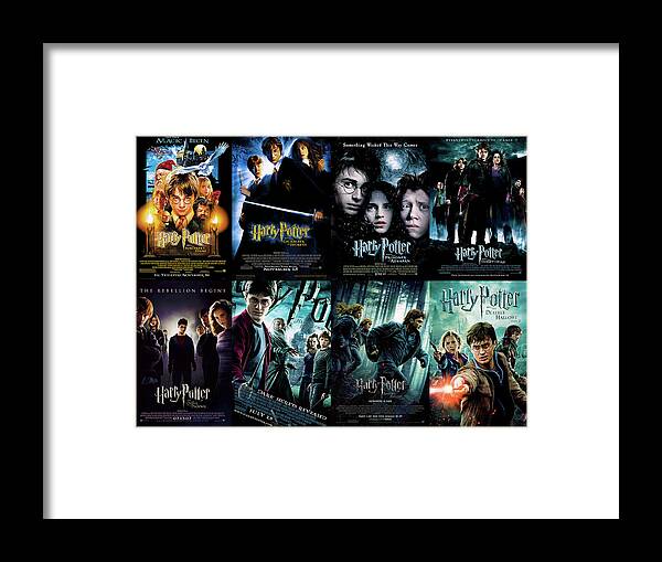 Harry Potter Movie Poster Collection Mixed Media by Pheasant Run