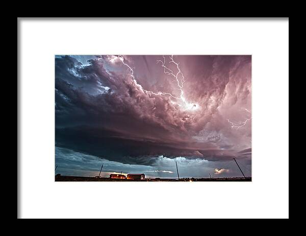 Weather Framed Print featuring the photograph Hasty, Colorado by Colt Forney