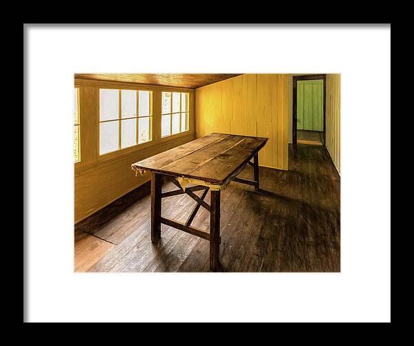 Elkmont Framed Print featuring the photograph Haunting Recollections by Marcy Wielfaert