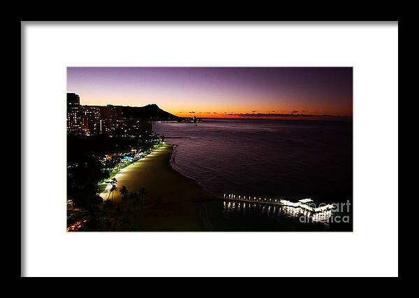 Honolulu Framed Print featuring the photograph Hawaii Series - Honolulu 1012 by Lee Antle