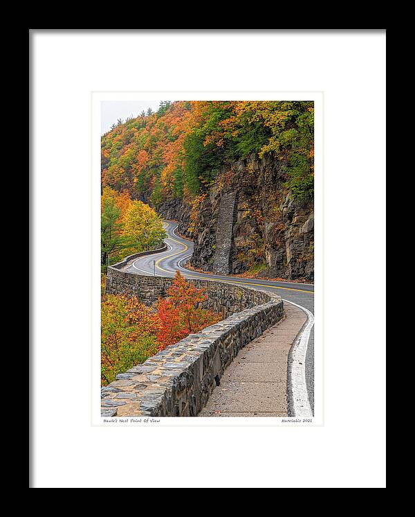 Mist Framed Print featuring the photograph Hawk's Nest Point Of View The Signature Series by Angelo Marcialis