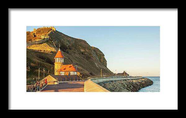 England Framed Print featuring the photograph Headland Promenade by Les Hutton