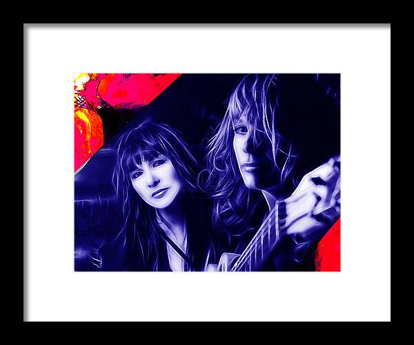 Heart Framed Print featuring the mixed media Heart Ann and Nancy Wilson Collection by Marvin Blaine